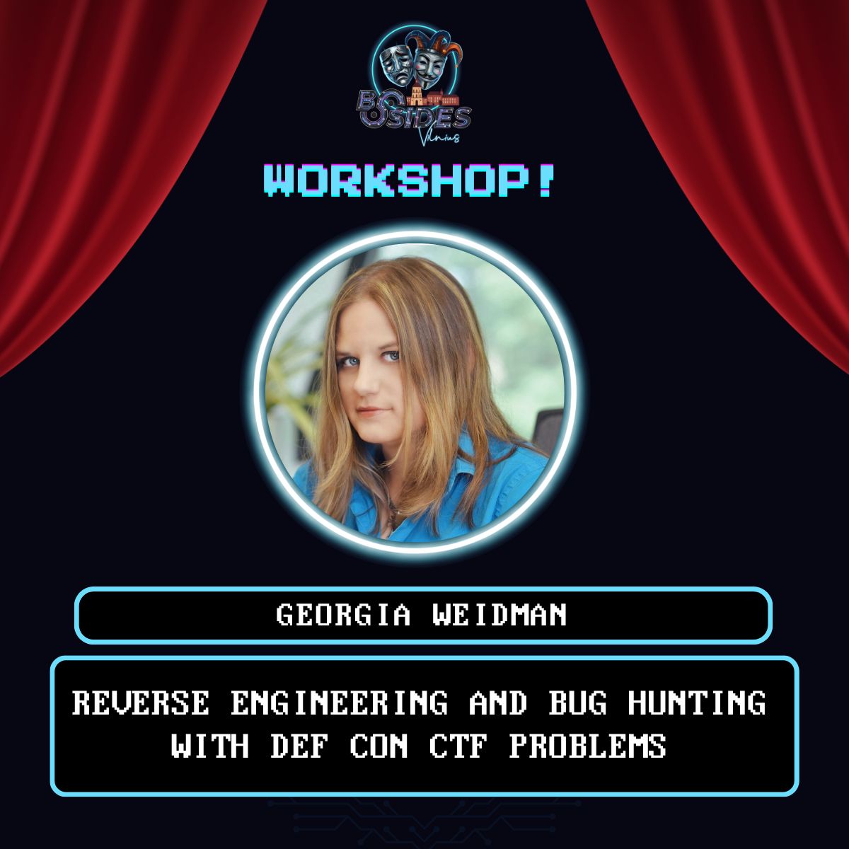 Workshop — Georgia Weidman: Reverse Engineering and Bug Hunting with DEF CON CTF Problems